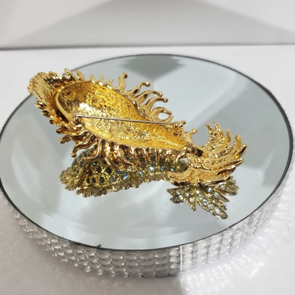 Insane Massive HUTTON WILKINSON Sea Dragon Creature Brooch